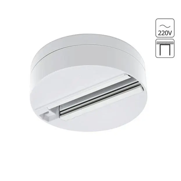 Основание для отдельного монтажа трековых спотов Arte Lamp A510133 Track Accessories Основание для отдельного монтажа трековых спотов Arte Lamp A510133 Track Accessories