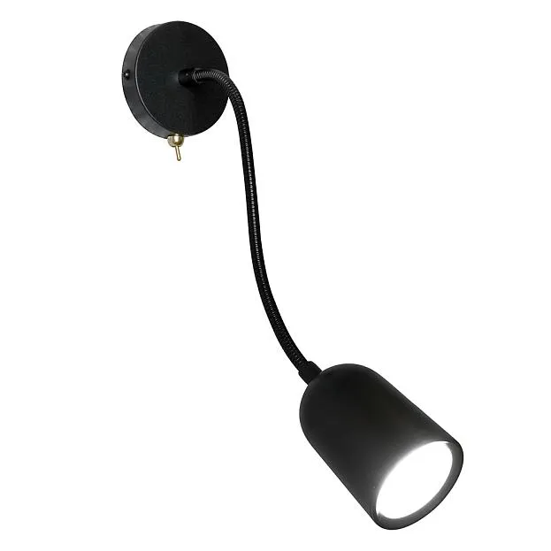 настенный под лампу с выключателем MR16/GU10 35W черный Feron 48442 ML400