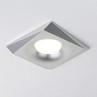 Встраиваемый светильник Elektrostandard 119 MR16 серебро Margin a053352