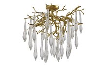 Потолочная люстра Crystal Lux REINA PL5 D600 GOLD PEARL