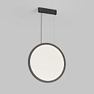 Подвесной светильник вертикальный 35 Вт, LED 2700-6000K, IP20, пульт Д/У (в комплекте), черный, алюминий, акрил Denkirs DK6607-BK VEIL