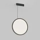 Подвесной светильник вертикальный 35 Вт, LED 2700-6000K, IP20, пульт Д/У (в комплекте), черный, алюминий, акрил Denkirs DK6607-BK VEIL