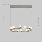 Кольцевые люстры и светильники OCTAVIAN Размер M Lampatron 7177-19665