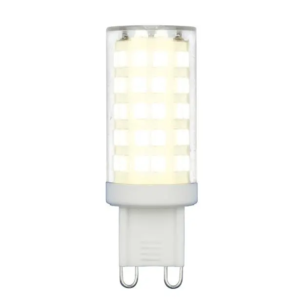 Лампочка светодиодная Uniel LED-JCD-9W/3000K/G9/CL GLZ09TR картон Лампочка светодиодная Uniel LED-JCD-9W/3000K/G9/CL GLZ09TR картон