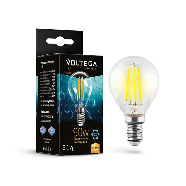 Лампа Voltega 7221 Globe E14 9W Graphene
