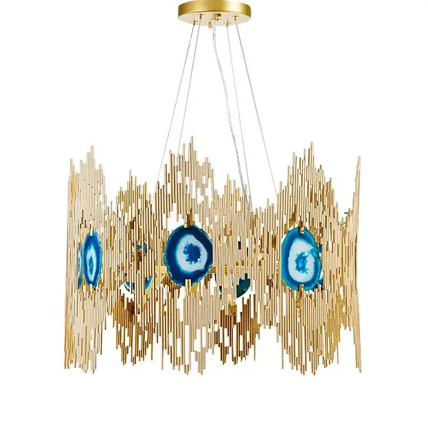 Подвесная люстра Delight Collection 9275P-6 gold Boho