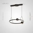 Кольцевые люстры и светильники OCTAVIUS 2 лампы Lampatron octavius-2 7507-20905