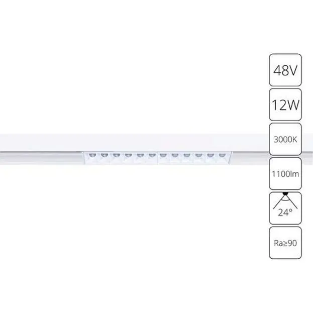 Трековый светильник Arte Lamp A4674PL-1WH LINEA Трековый светильник Arte Lamp A4674PL-1WH LINEA