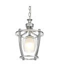 Подвесная люстра Lumina Deco LDP 1231-1 CHR+WT Brooklin Brooklyn