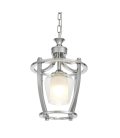 Подвесная люстра Lumina Deco LDP 1231-1 CHR+WT Brooklin Brooklyn