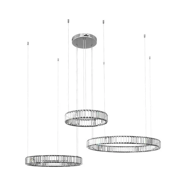 Подвесной светильник Loft IT 10135/3 Chrome Crystal ring