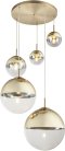Подвесной светильник TopLight TL1203H-05GD Glass