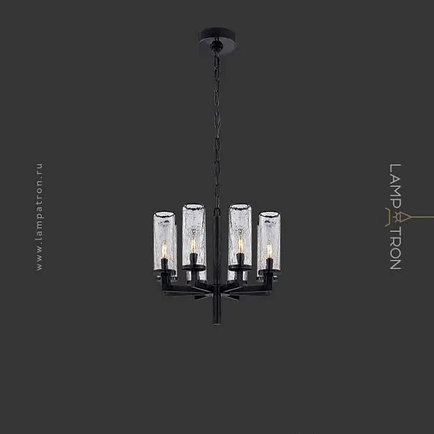 Люстра FEAT LUX 8 ламп. Черный Lampatron 7448-20993 Люстра FEAT LUX 8 ламп. Черный Lampatron 7448-20993