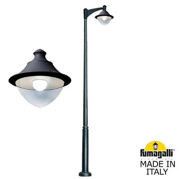 Парковый фонарь FUMAGALLI EKTOR 4000/MIDIPILAR/VIVI 1L LED-HIP V50.372.A10.AXH27 Парковый фонарь FUMAGALLI EKTOR 4000/MIDIPILAR/VIVI 1L LED-HIP V50.372.A10.AXH27