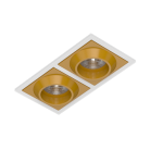 Встраиваемый светодиодный светильник GIZA SQ2 White-Gold 4000K