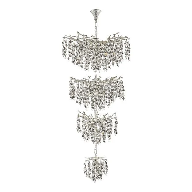 Люстра Arte Milano 230415.600-1300.18.E14.H2.4D SB Clear-Smoky Веточка