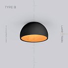 Потолочный светильник BARA Тип B. Размер S. Цвет Черный. Трехцветный свет Lampatron 6030-18339