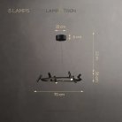 Кольцевые люстры и светильники LEEDS RING 6 ламп Lampatron leeds-ring-6 8277-22565