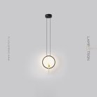 Подвесной светильник REMUS ONE Цвет Черный + Латунь Lampatron f-remus-one-black 7698-21576