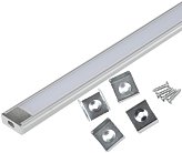 Профиль для светодиодной ленты Uniel UFE-K02 Silver/Frozen 200 Polybag UFE-K