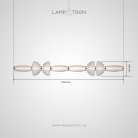 Реечный, рядный светильник HOLM LONG Размер L. Цвет прозрачный Lampatron f-holm-long-l-clear 8934-25828
