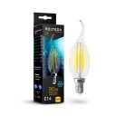 Светодиодная лампа Voltega 7132 Crystal Graphene Candle wind 9W 2800K E14 VG10-CW35E14warm9W-F