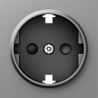 Накладка для розетки Schuko с заземлением, со шторками 16A 250 В~ Donel DE22037 A07