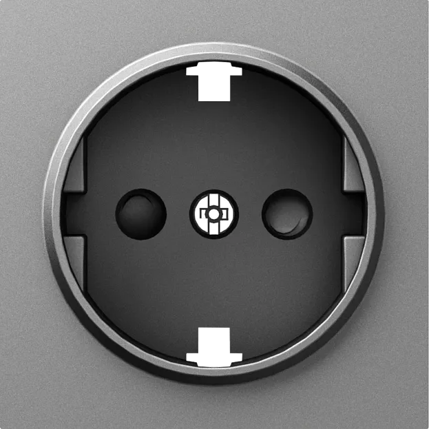 Накладка для розетки Schuko с заземлением, со шторками 16A 250 В~ Donel DE22037 A07