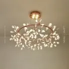 Кольцевые люстры и светильники LEAVES R Ø 160 см (216 LED). С подсветкой в чаше. Теплый свет Lampatron 2163-3748