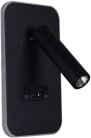 Настенный светильник Reluce 86204-9.2-001KT LED12W+USB BK