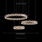 Кольцевые люстры и светильники MARCELIUS Три кольца Combo S+M+L. Тип B Lampatron 8923-25253