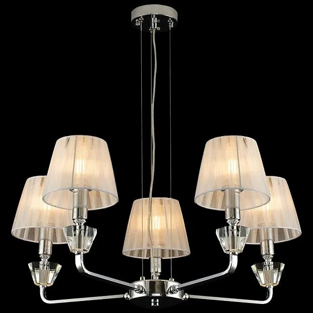 Подвесная люстра ILLUMICO IL5274-5N-27 CR Подвесная люстра ILLUMICO IL5274-5N-27 CR