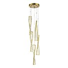Светильник подвесной Латунь/Прозрачный LED 1*55W 3000K ST-LuceSL6205.303.05 ELICA