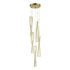 Светильник подвесной Латунь/Прозрачный LED 1*55W 3000K ST-LuceSL6205.303.05 ELICA