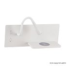 Бра Crystal Lux CLT 217W Qi+USB WH
