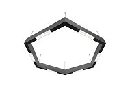 Подвесной светодиодный светильник 0,9м 36Вт 34° Donolux dl18515s111а36.34.900wb Eye-hex