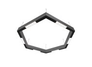 Подвесной светодиодный светильник 0,9м 36Вт 34° Donolux dl18515s111а36.34.900wb Eye-hex