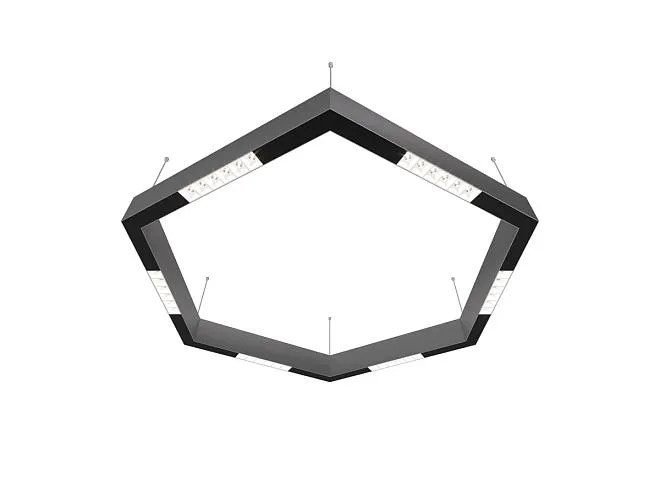 Подвесной светодиодный светильник 0,9м 36Вт 34° Donolux dl18515s111а36.34.900wb Eye-hex Подвесной светодиодный светильник 0,9м 36Вт 34° Donolux dl18515s111а36.34.900wb Eye-hex