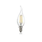Лампа Ideal Lux 188911 E14 04W COLPO VENTO TRASP 3000K DIMM CANDELA