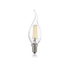 Лампа Ideal Lux 188911 E14 04W COLPO VENTO TRASP 3000K DIMM CANDELA