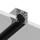 Трехфазный трек (под шпаклевку) 2,5м Ledron АВД-5043 (5102) Black