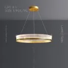 Кольцевые люстры и светильники DILEMMA Одно кольцо. 40 см. Цвет Латунь Lampatron dilemma-1-s-brass 6264-16832