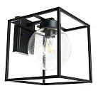 Светильник садово-парковый на стену вниз 60W E27 230V черный Feron 48385 PL711