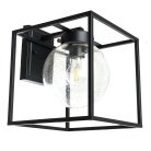 Светильник садово-парковый на стену вниз 60W E27 230V черный Feron 48385 PL711