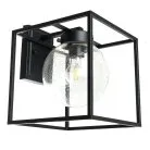 Светильник садово-парковый на стену вниз 60W E27 230V черный Feron 48385 PL711