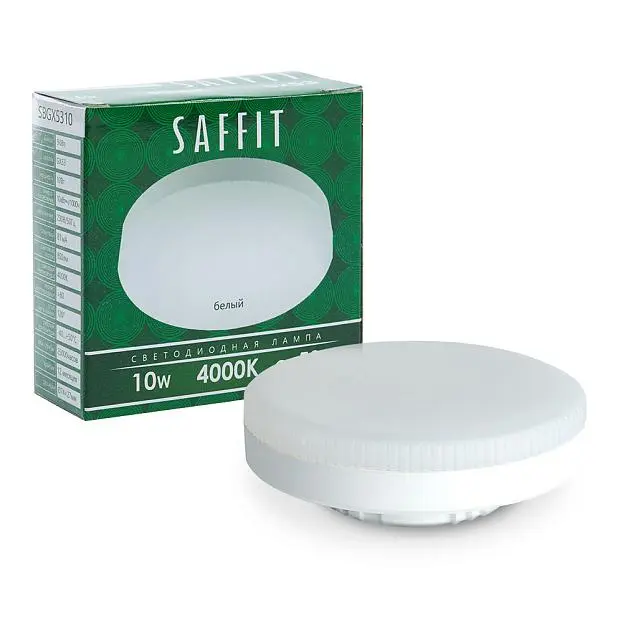 Лампа светодиодная SAFFIT 55228 SBGX5310 GX53 10W 4000K Лампа светодиодная SAFFIT 55228 SBGX5310 GX53 10W 4000K