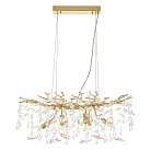 Люстра Arte Milano 230210.700.6.E14.D2 GD BUT-Amber Веточка