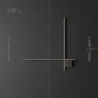 Бра STICH B Размер L. Цвет Черный Lampatron 6557-17918