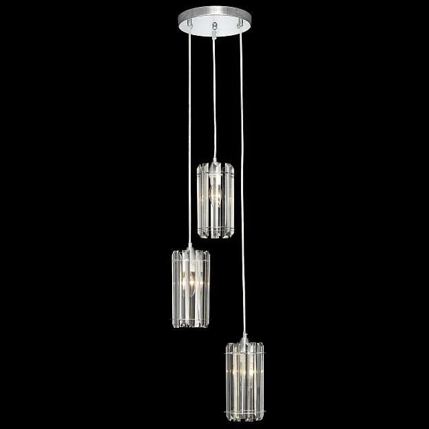 Хрустальный подвесной светильник Хром Citilux CL306031 Джейн Хрустальный подвесной светильник Хром Citilux CL306031 Джейн