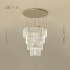 Готовая комбинация светильников AKSELINE 18 ламп Lampatron 6287-16923